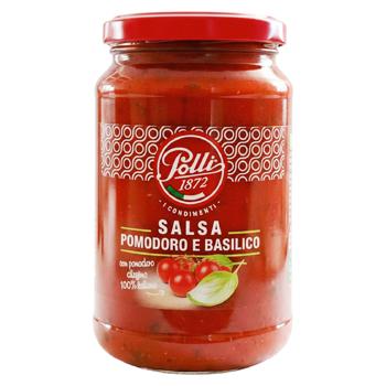 Соус POLLI Salsa pomodoro e basilico 350г - купити, ціни на Grono - фото 1