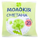 Сметана Молокія 20% 370г