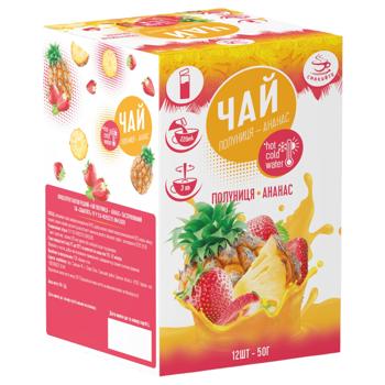 Чай концентрат Смакуйте Полуниця-ананас 50г - купити, ціни на Епіцентр FOOD - фото 4