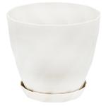 Crystal Beige Flower Pot with Stand 1.15l