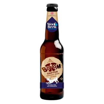 Woof & Brew Bottom Sniffer Beer корисна добавка пиво для собак 330 мл - курка - купить, цены на MasterZoo - фото 1