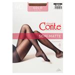 Колготи жіночі Conte Elegant Solo 40 Den р.4 Bronz