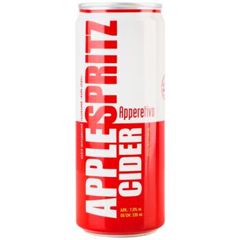 Напій зброджений AppleSpritz Apperitivo Вайб 7% 0,33л