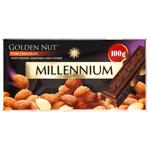 Шоколад черный Millennium Gold Nut с целым миндалем 100г