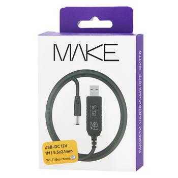 Make USB-DC Cable 12V 1m Black - buy, prices for NOVUS - photo 1