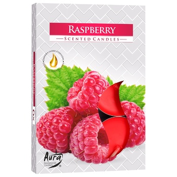 Bispol Raspberry Candle 6pcs - buy, prices for ULTRAMARKET - photo 1