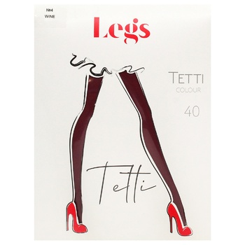 Колготи жіночі Legs 500 Tetti Colour 40den 4 Wine - купити, ціни на - фото 1