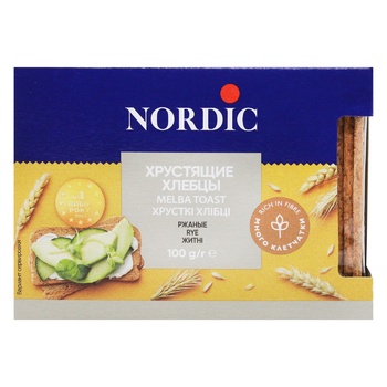 Nordic Rye Crispbread 100g - buy, prices for Auchan - photo 2