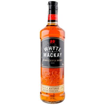 Віскі Whyte&Mackey 40% 0,7л - купити, ціни на Епіцентр FOOD - фото 1