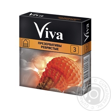 Viva Ribbed №3 Condom - buy, prices for Auchan - photo 1