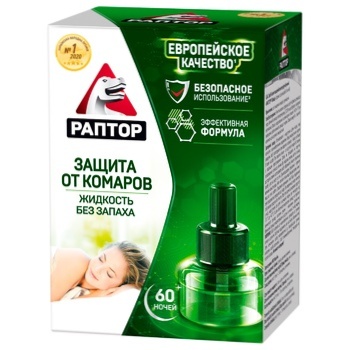 Raptor Without Aroma Against Mosquitoes Liquid 60 Nights - buy, prices for Auchan - photo 2