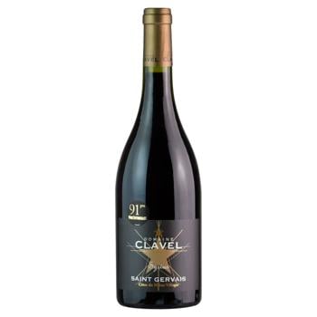 Вино Clavel Syrius Cotes du Rhone червоне сухе 13.5% 0,75л - купити, ціни на МегаМаркет - фото 1