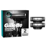 Gillette Mach3 Charcoal Replaceable Cassettes 2pcs