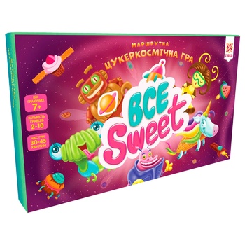 Игра настольная Zirka Все Sweet Сахаркосмическая маршрутная игра - купить, цены на Восторг - фото 1