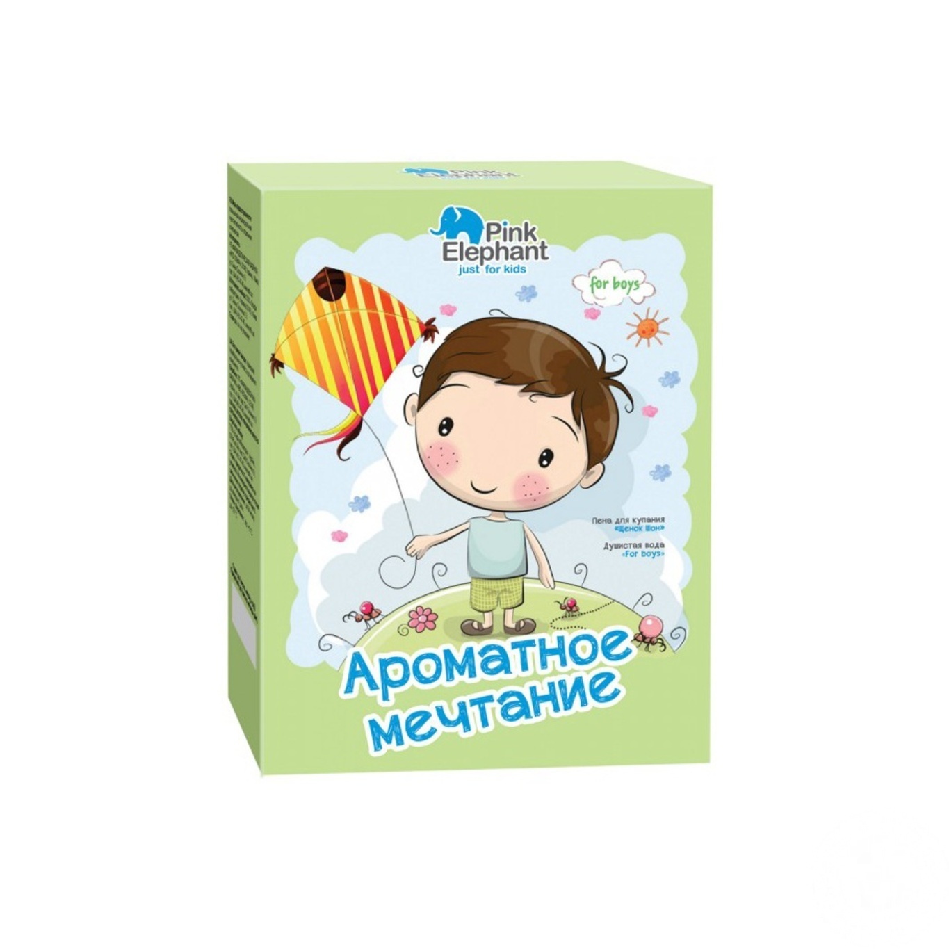 

Подарочный набор Pink Elephant Ароматное мечтание Пена для купания+душистая вода для мальчиков