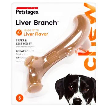 Іграшка для собак Petstages Liver Branch з ароматом печінки 14,5см - купити, ціни на MasterZoo - фото 2