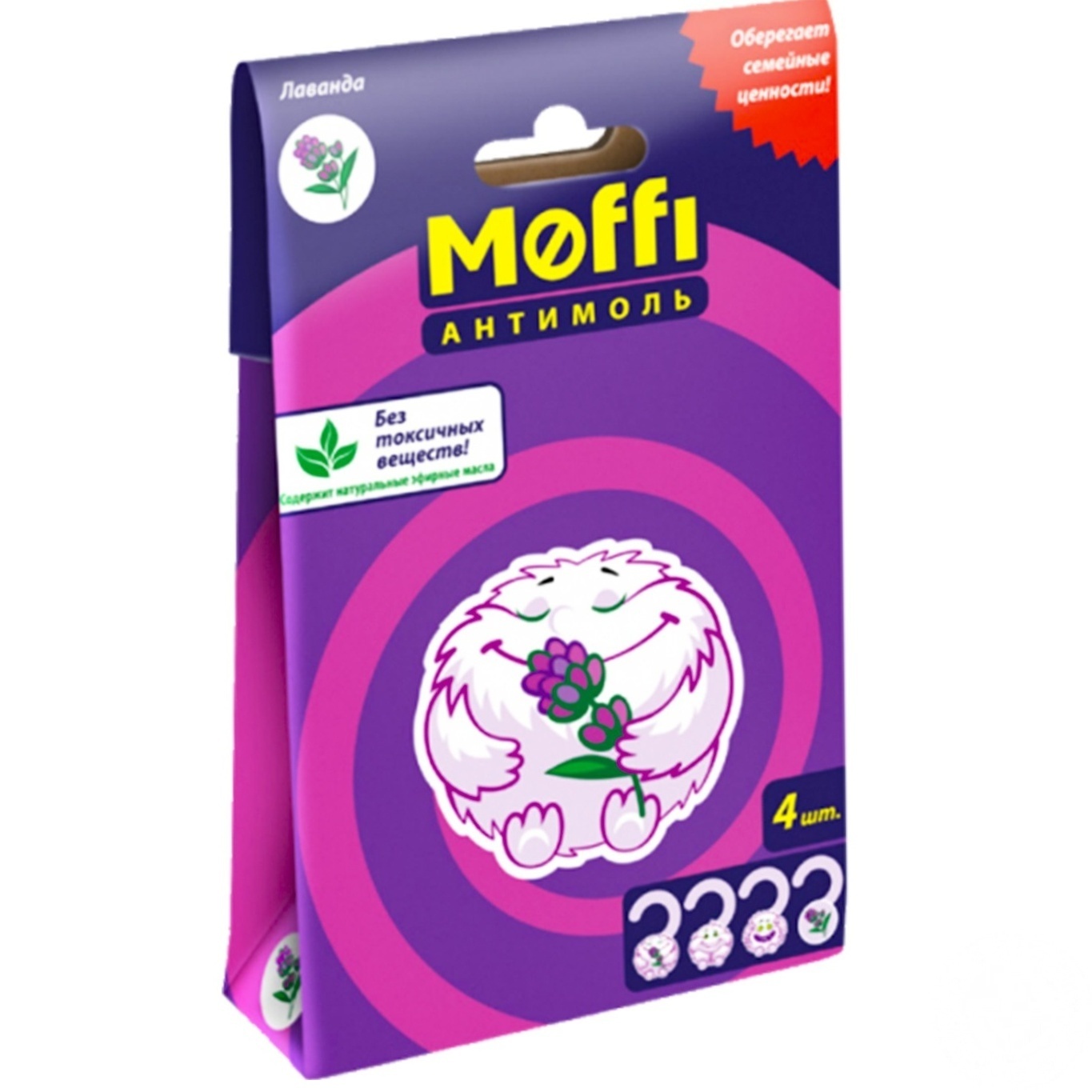 

Антимоль Moffi Лаванда 4шт