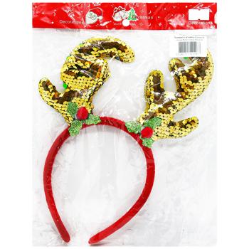 Прикраса д/свята Carnival Обідок роги Оленя МА24-48 - купить, цены на МегаМаркет - фото 3