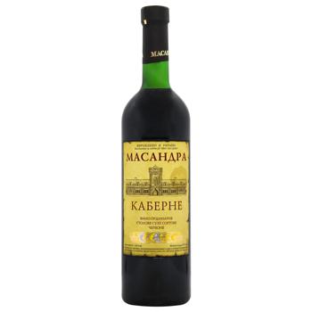 Masandra Cabernet Red Dry Wine 9.5-14% 0.75l - buy, prices for - photo 1