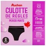 Auchan Black Menstrual Underwear Size S 1pc