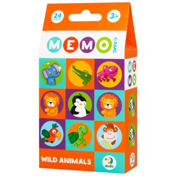 Dodo Memo Wild Animals Game Board Game