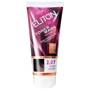 Elitan Hair Toning Mask 2.07 Black Classic 150ml - buy, prices for EKO Market - photo 1