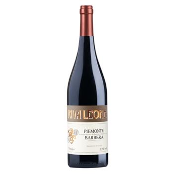 Вино Riva Leone Barbera Piemonte DOC червоне сухе 13% 0,75л - купити, ціни на NOVUS - фото 1