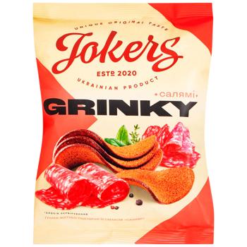 Гренки Jokers со вкусом салями 80г - купить, цены на Чудо Маркет - фото 1