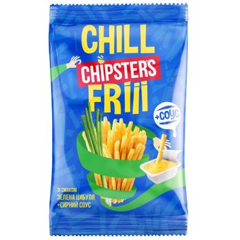 Chipsters Green Onion Potato Straws + Sour Sauce 55g - buy, prices for EKO Market - photo 1