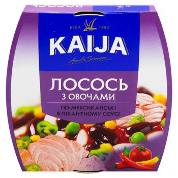 Лосось Kaija с овощами в пикантном соусе 220г - купить, цены на ЕКО Маркет - фото 2