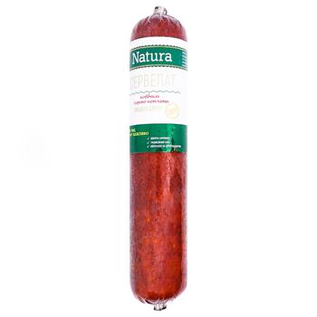 Natura Cervelat Boiled-Smoked Sausage 400g - buy, prices for EKO Market - photo 1