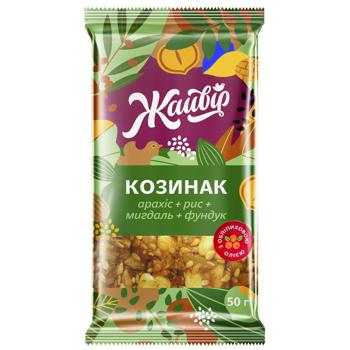 Козинак Жайвир ассорти с миндалем 50г