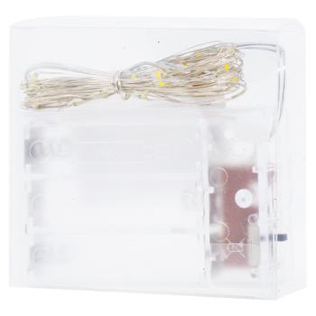 Гірлянда на батарейках кольорова 20 ламп 2м - купити, ціни на КОСМОС - фото 1