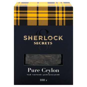 Чай черный Sherlock Secrets Pure Ceylon крупнолистовой 100г - купить, цены на - фото 3
