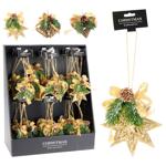 Підвіска Koopman хвоя та шишка бежевий 11см в асортименті