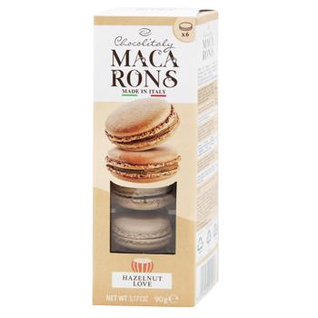 Макаруны Chocolitaly со вкусом фундука 90г