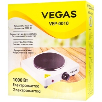 Vegas VEP-0010 Electric Stove 1000W - buy, prices for Auchan - photo 1