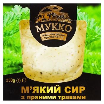 Сыр Мукко мягкий с пряными травами 250г - купить, цены на Auchan - фото 2