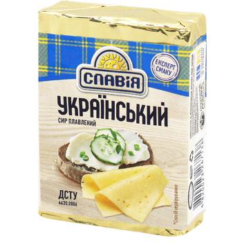 Slavia Ukrainian Processed Cheese 38% 70g - buy, prices for - photo 2