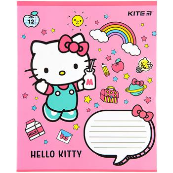 Зошит Kite Hello Kitty 12 аркушів коса лінія - купити, ціни на - фото 4