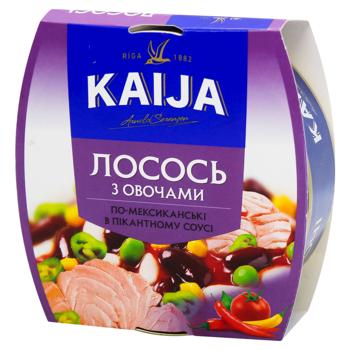 Лосось Kaija с овощами в пикантном соусе 220г - купить, цены на ЕКО Маркет - фото 3