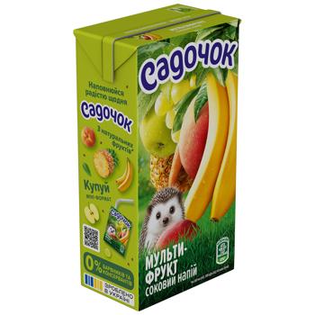 Напиток соковый Садочок Мультифрукт 0,5л - купить, цены на КОСМОС - фото 2