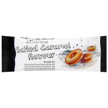 Veggo Cocoa Glazed Tofu Bar with Salted Caramel Flavour 40g