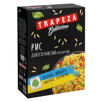 Рис Trapeza довгозернистий пропарений 5шт*80г - купити, ціни на КОСМОС - фото 1