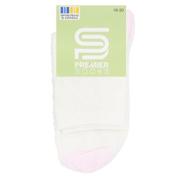 Premier Socks High Lace Children's Socks s.16-22 White - buy, prices for NOVUS - photo 2