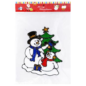 PioneeR New Year Silicone Sticker 29х23cm - buy, prices for MegaMarket - photo 3
