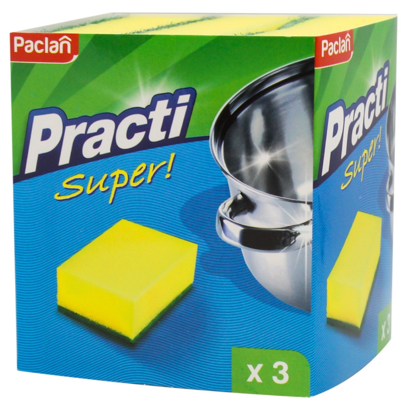

Губки Paclan кухонные 3шт