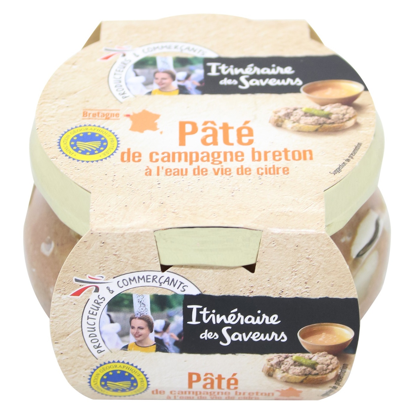 

Паштет Itineraire des Saveurs По-бретонски с сидром 180г