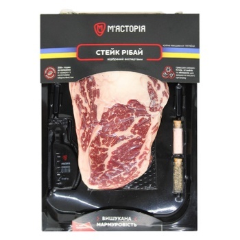 Myastoriya Ribeye Chilled Beef Steak ~350g - buy, prices for COSMOS - photo 1