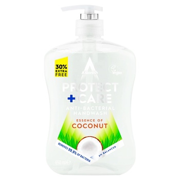 Astonish Protect&Care Essence of Coconut Antibacterial Liquid Soap 650ml - buy, prices for ULTRAMARKET - photo 1